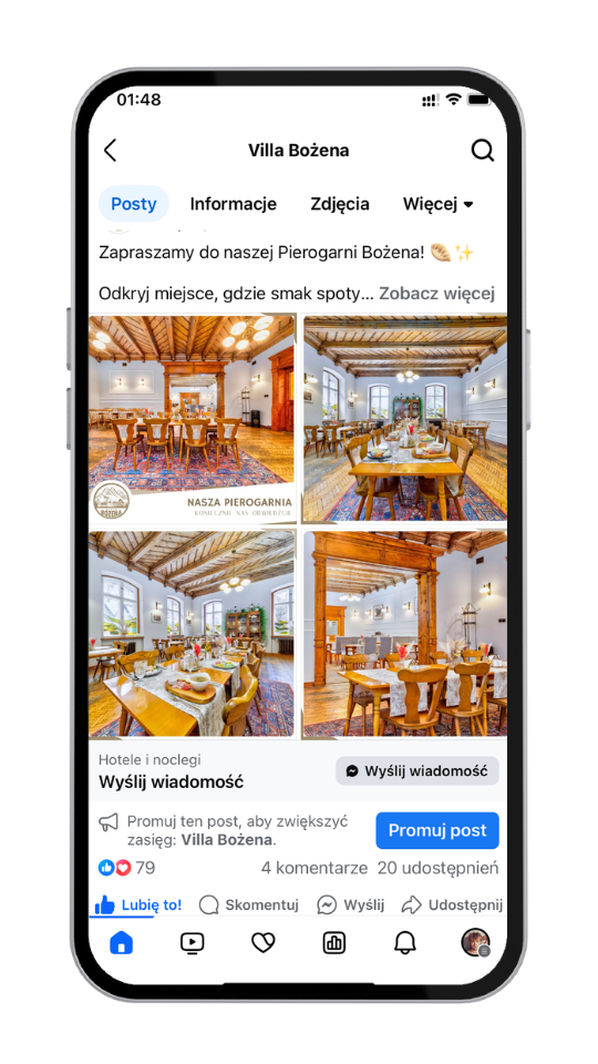 Villa i Pierogarnia Bożena